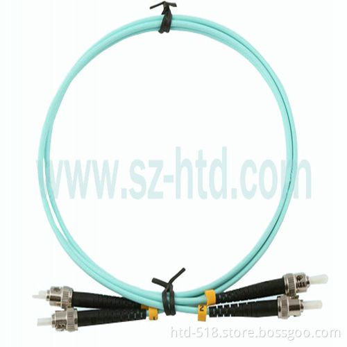 ST/PC-ST/PC Duplex OM3 Fiber Optic Patch Cord